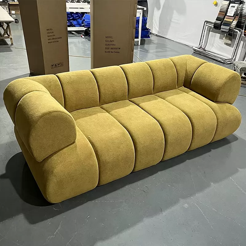 This Bubble Sofa Comes In A Box! Minimalist Fabric Compression Sofa For Modern Living Room K-41 - Image 2