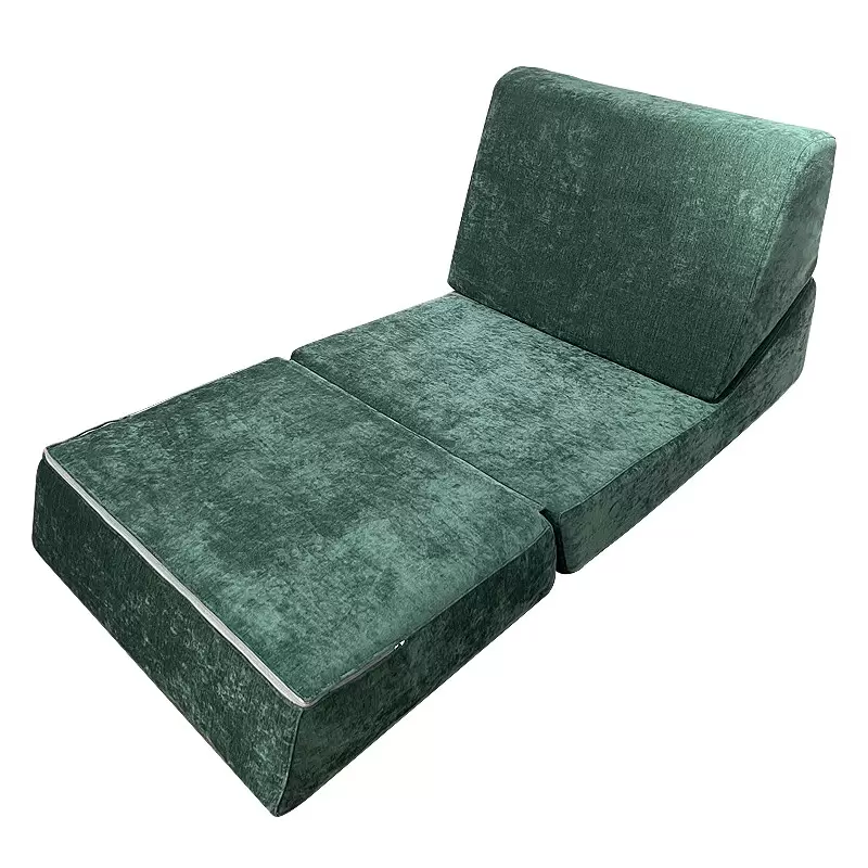 Multi-position Foldable Compression Sofa ☁️ Easily Convert To Sofa, Chaise & Daybed, Vacuum Packed In Carton K-04 - Image 5