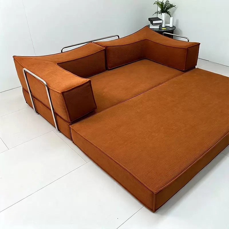 Minimalist Fabric Compression Sofa In Carton | Sofa In A Box, Perfect For Apartment & Studio K-09 - Image 4