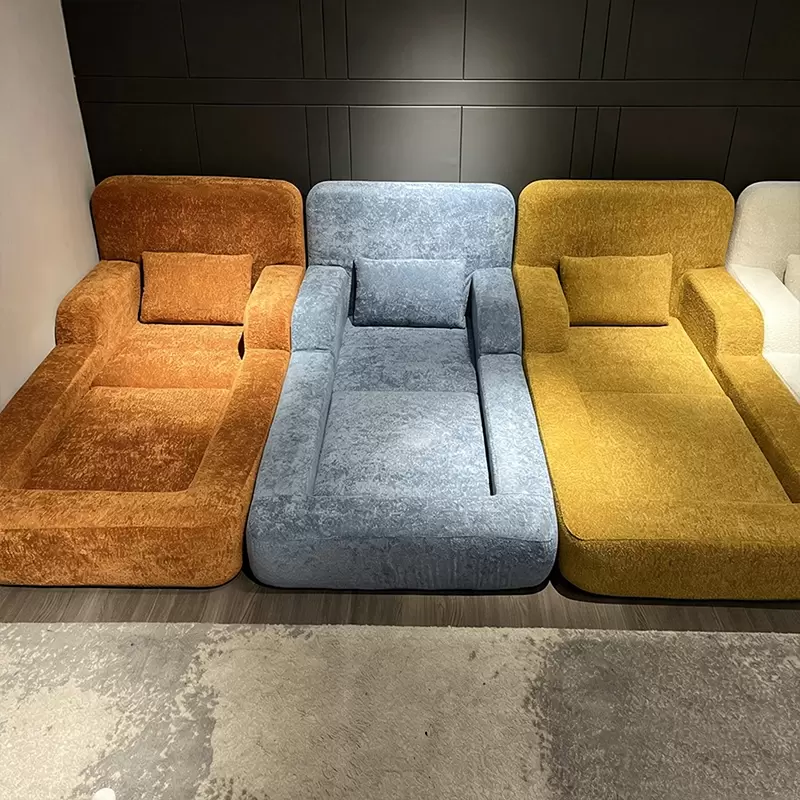 Compression Sofa In A Box, Mama Hug Hollow Frame Floor Lounge Sofa, Modern Upholstered Low Profile Leisure Couch For Bedroom Living Room Apartment K-38 - Image 3