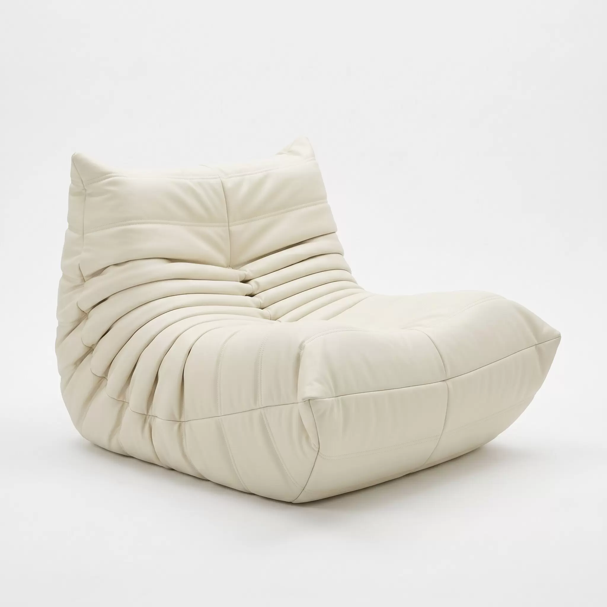 Minimalist Tofu Block Style Cloud Floor Sofa, Chunky Square Cube Leisure Lounge Chair K-01 - Image 3